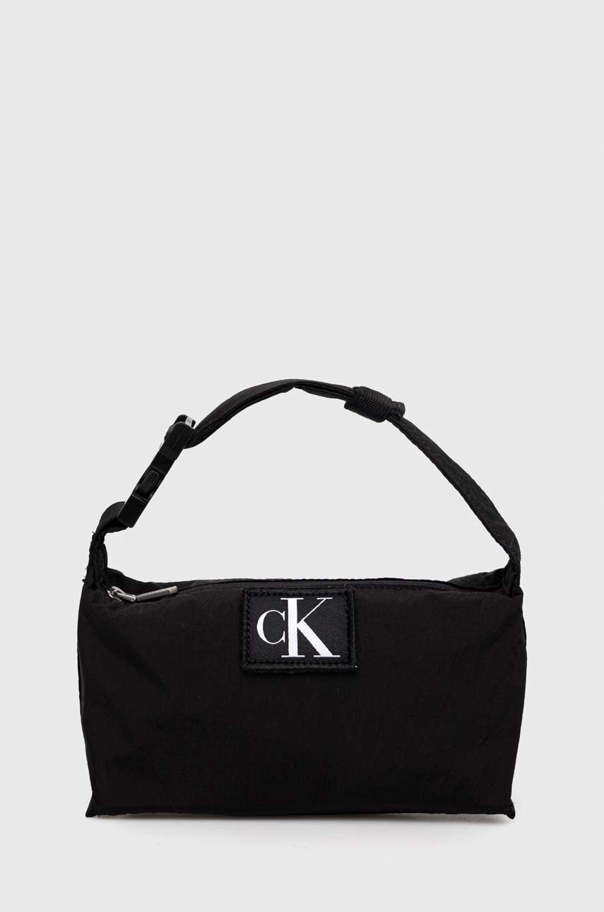 

Козметична чанта Calvin Klein Jeans в черно, Черен