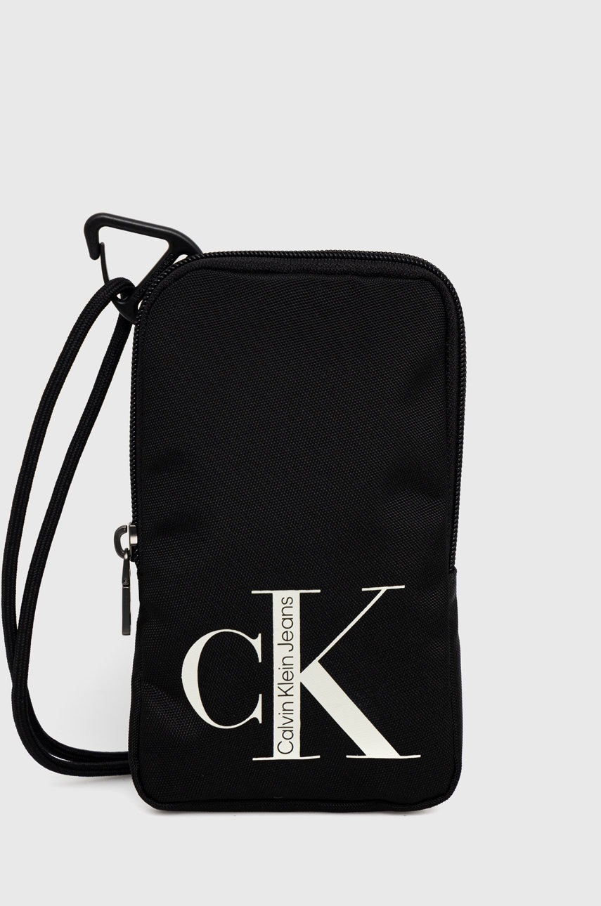

Калъф за телефон Calvin Klein Jeans в черно, Черен