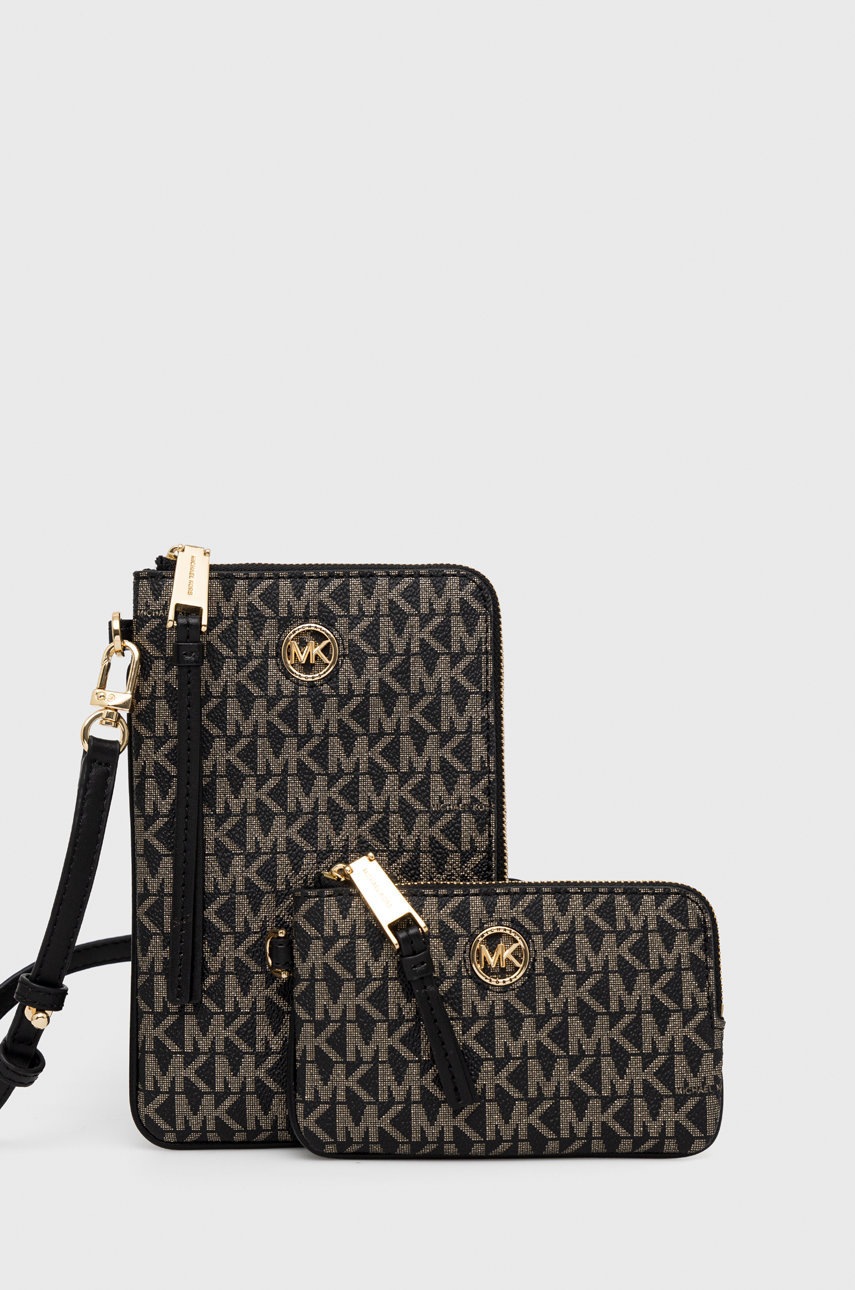 

Калъф за телефон MICHAEL Michael Kors в черно, Черен