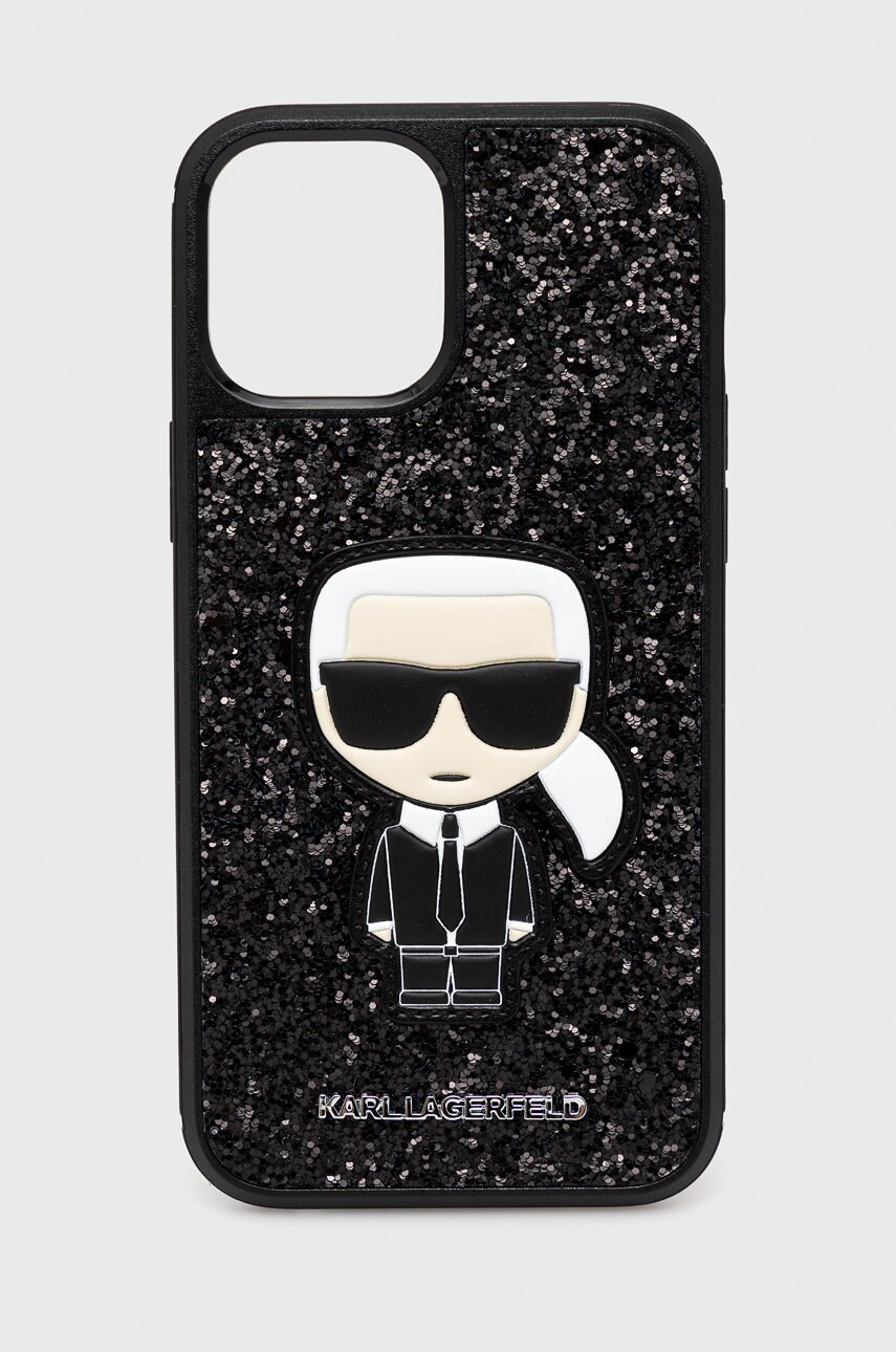 

Кейс за телефон Karl Lagerfeld Iphone 12 Pro Max в черно, Черен