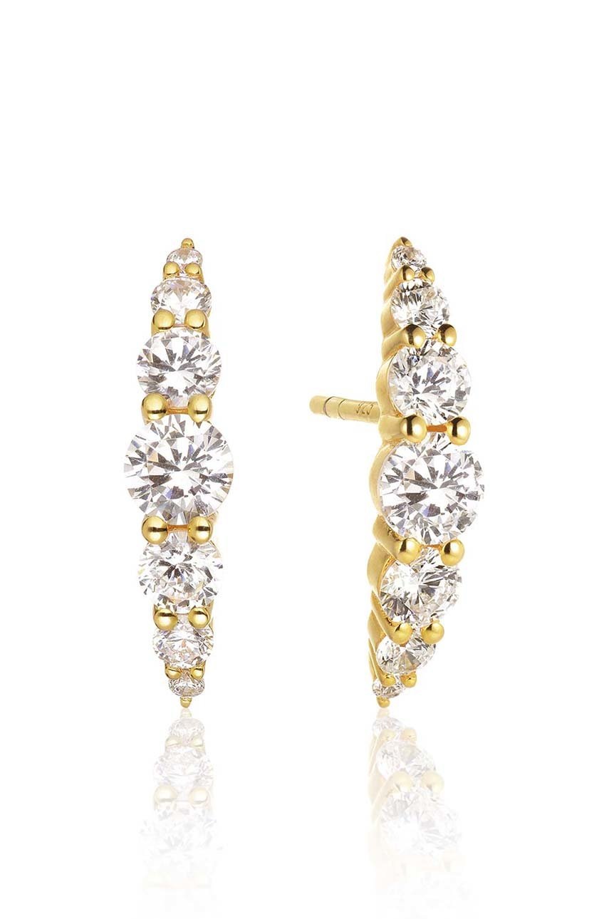 

Позлатени сребърни обици Sif Jakobs Jewellery, Злато