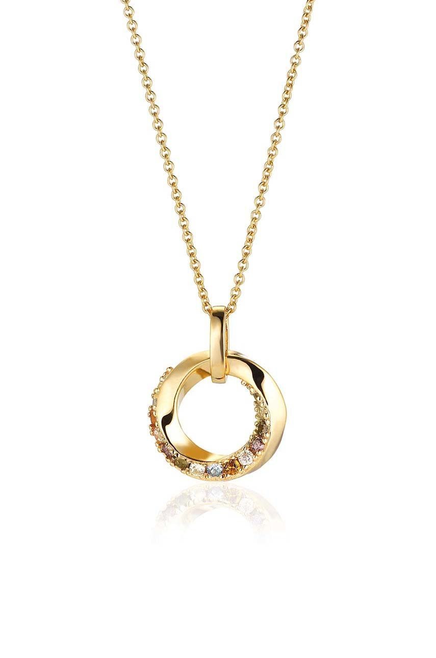 

Позлатено сребърно колие Sif Jakobs Jewellery, Злато