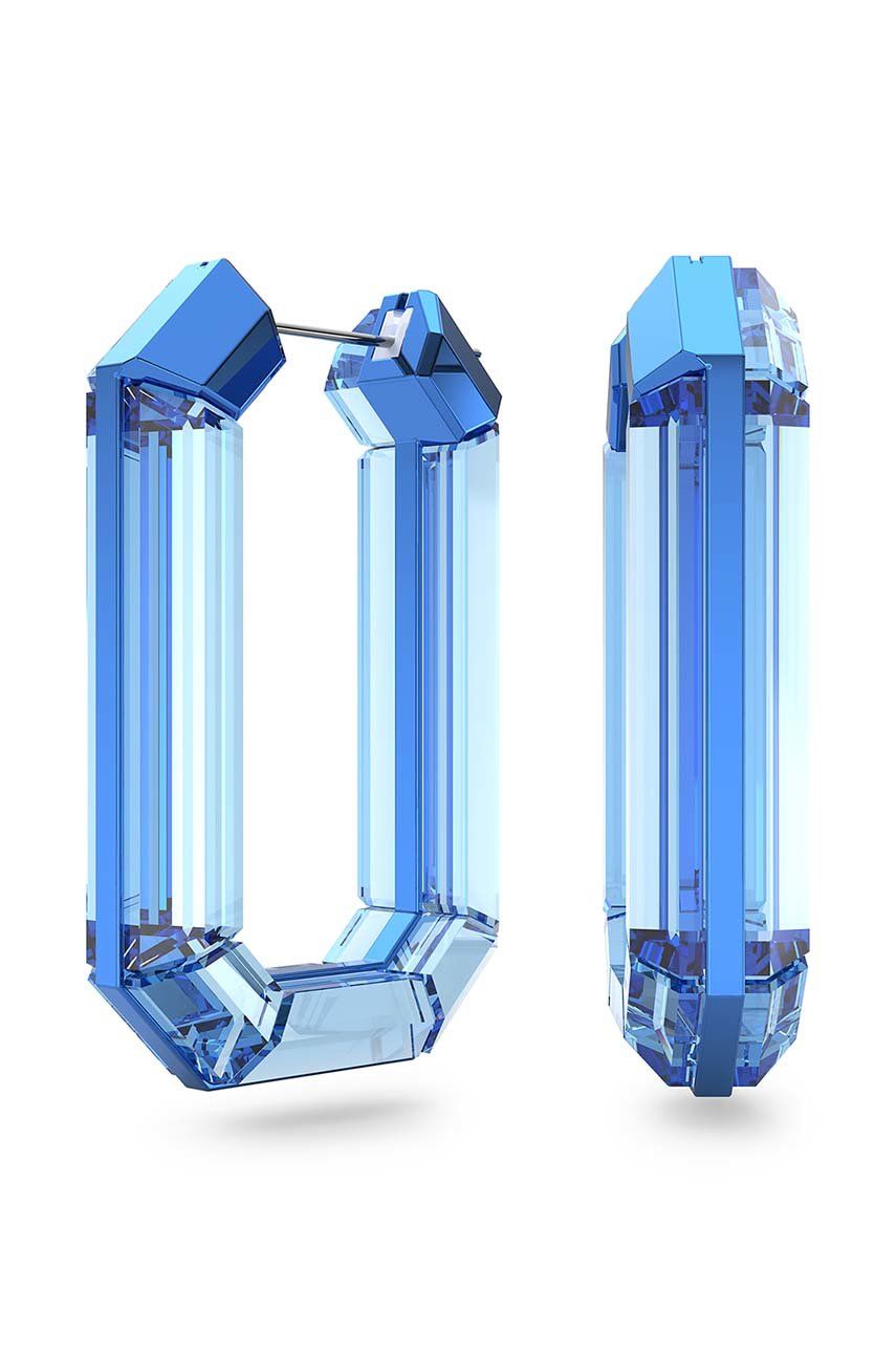 Náušnice Swarovski 5633950 LUCENT - modrá -  Svarovského krystal