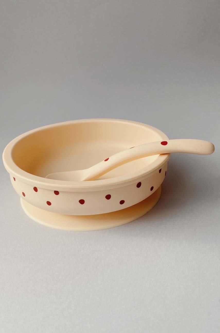 

Детски сервиз за хранене Konges Sløjd, Бежов