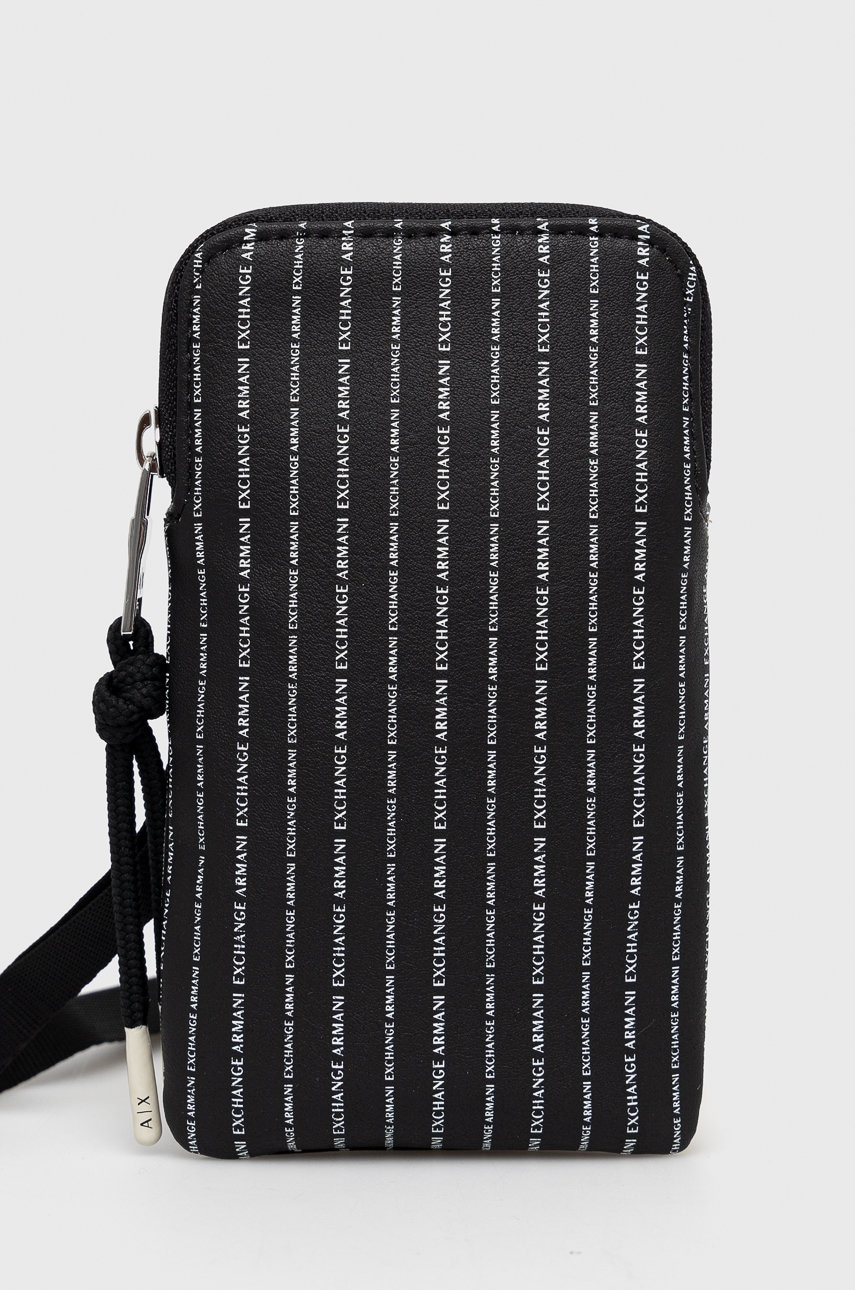 Armani Exchange carcasa de telefon culoarea negru