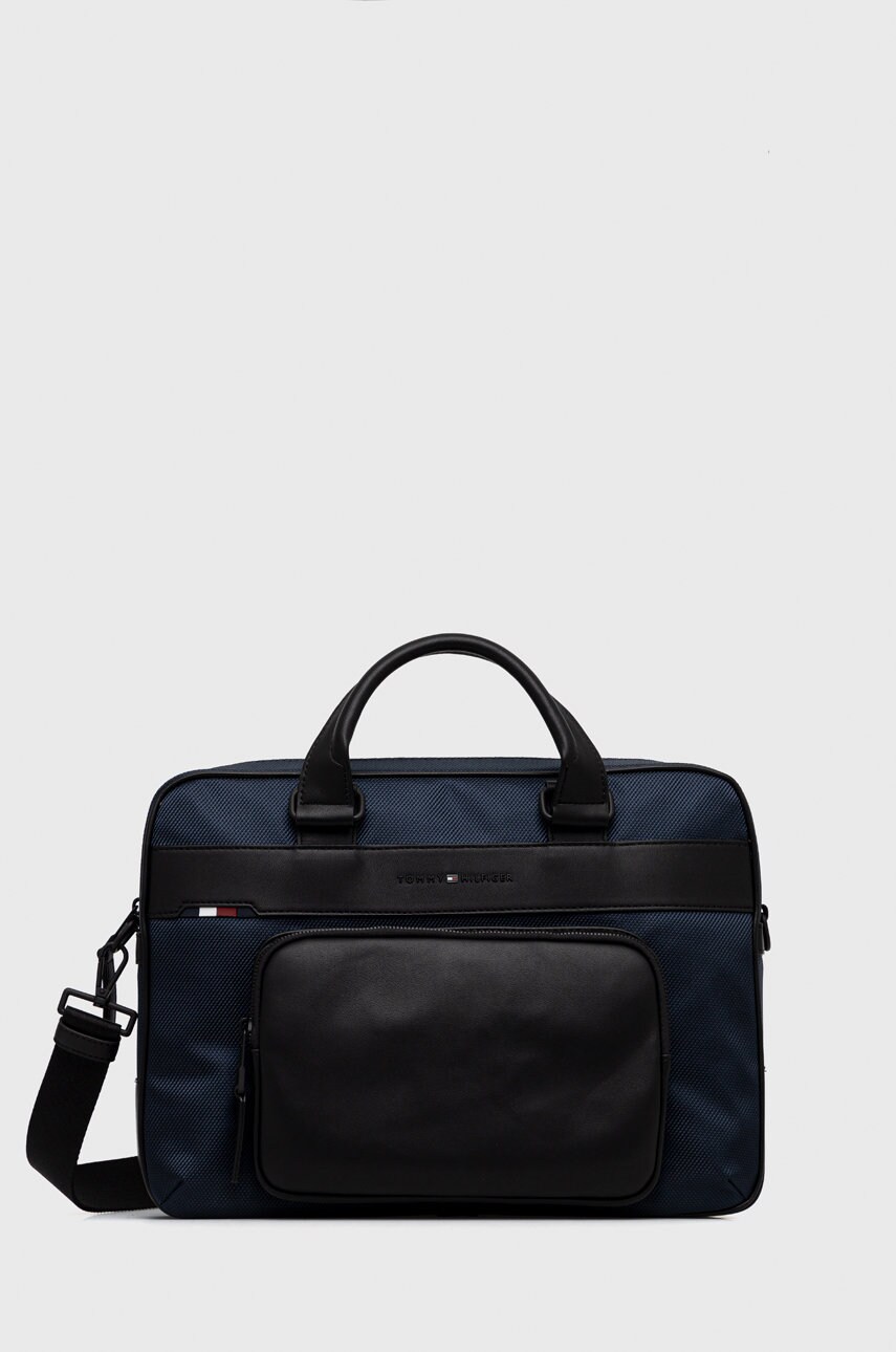 

Чанта Tommy Hilfiger в тъмносиньо, Тъмносин