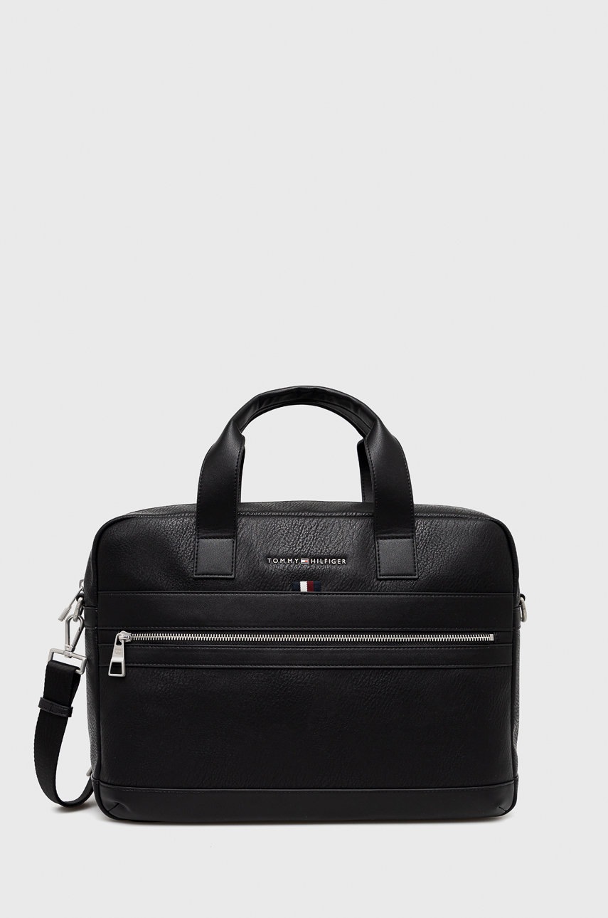 

Чанта Tommy Hilfiger в черно, Черен