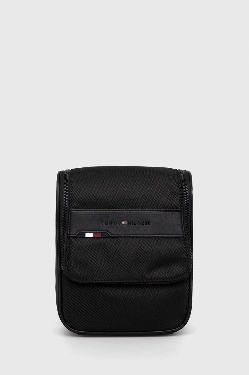 

Козметична чанта Tommy Hilfiger в черно, Черен