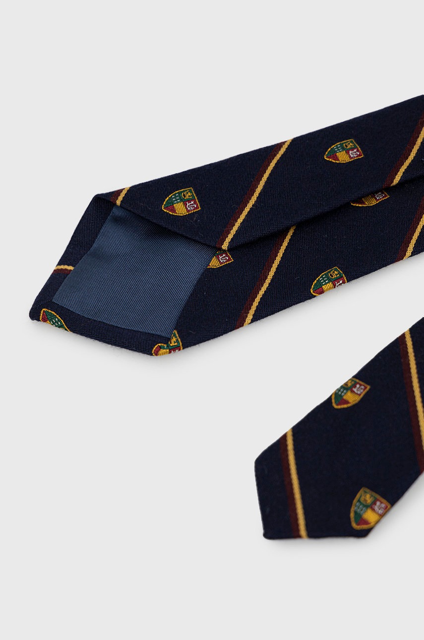 

Вовняна краватка Polo Ralph Lauren колір синій