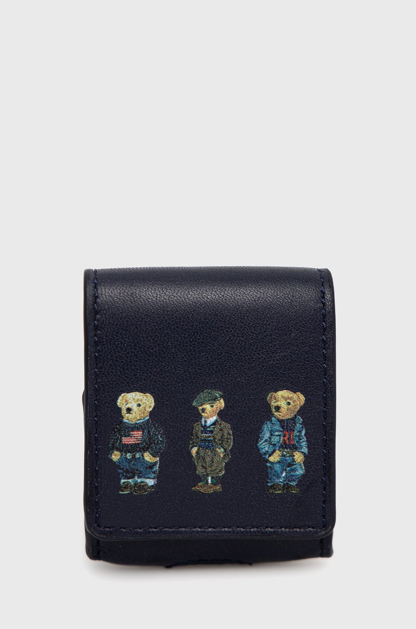 

Кожен калъф за airpods Polo Ralph Lauren в тъмносиньо, Тъмносин