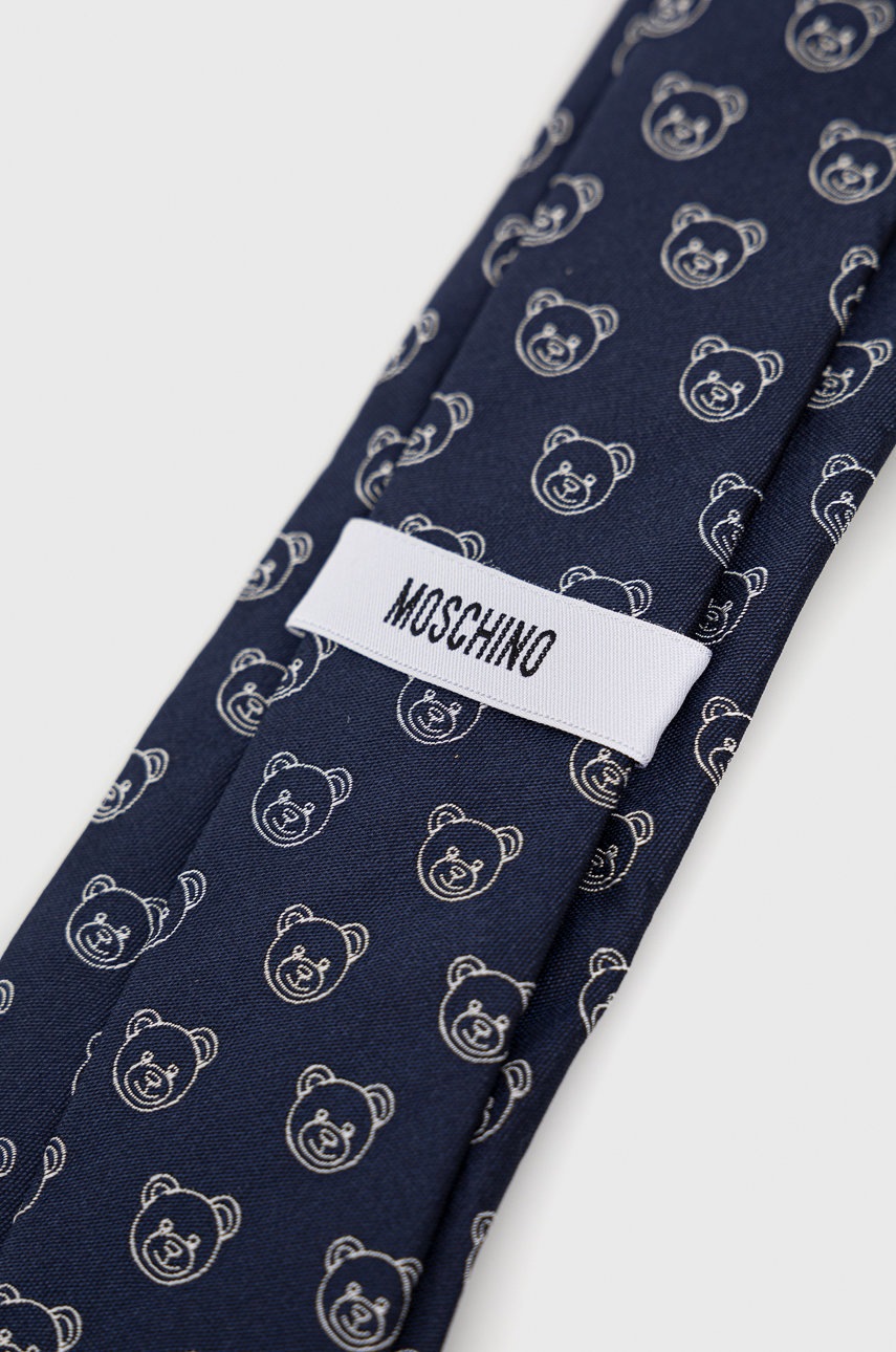

Шелковый галстук Moschino цвет синий