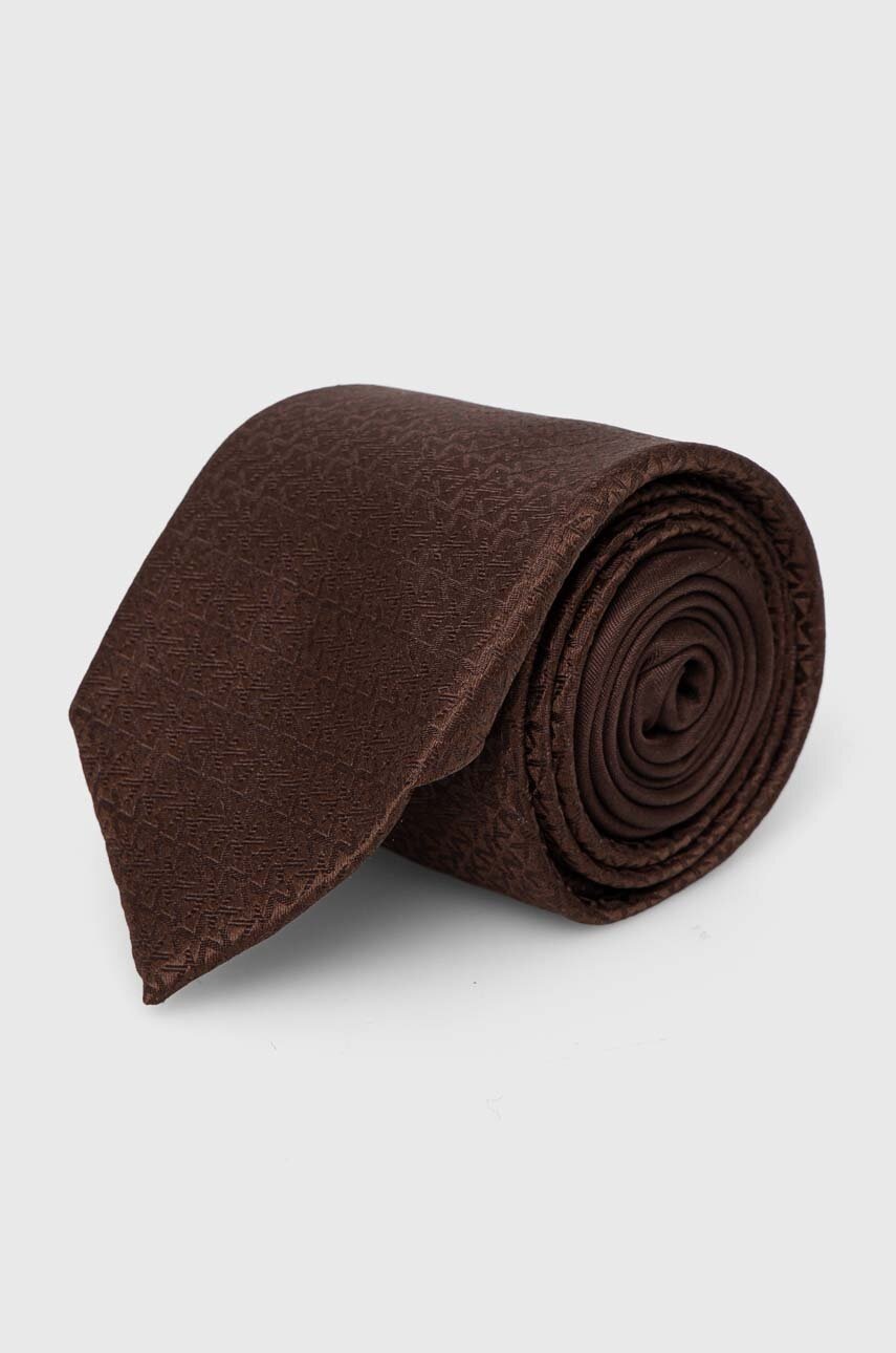 Michael Kors cravata de matase culoarea negru