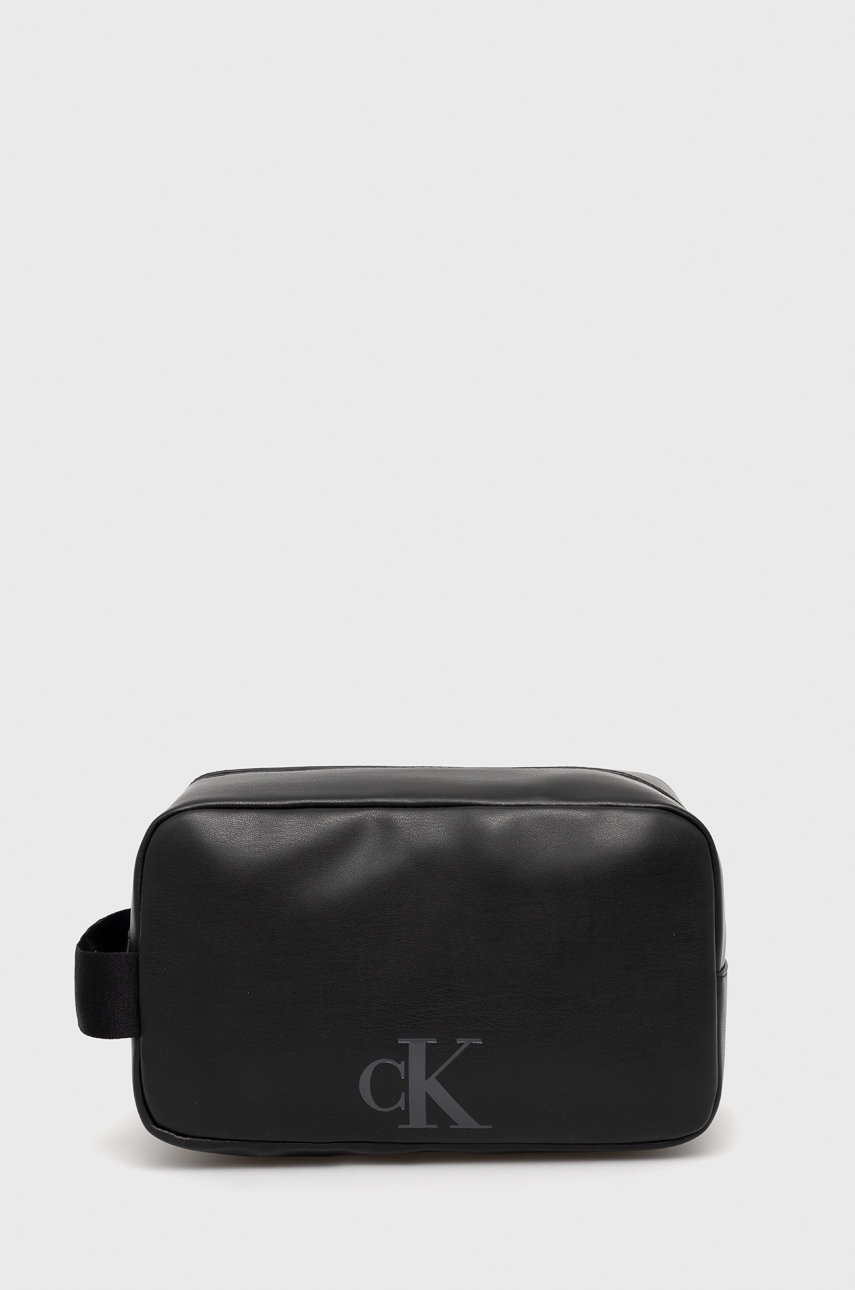 

Козметична чанта Calvin Klein Jeans в черно, Черен