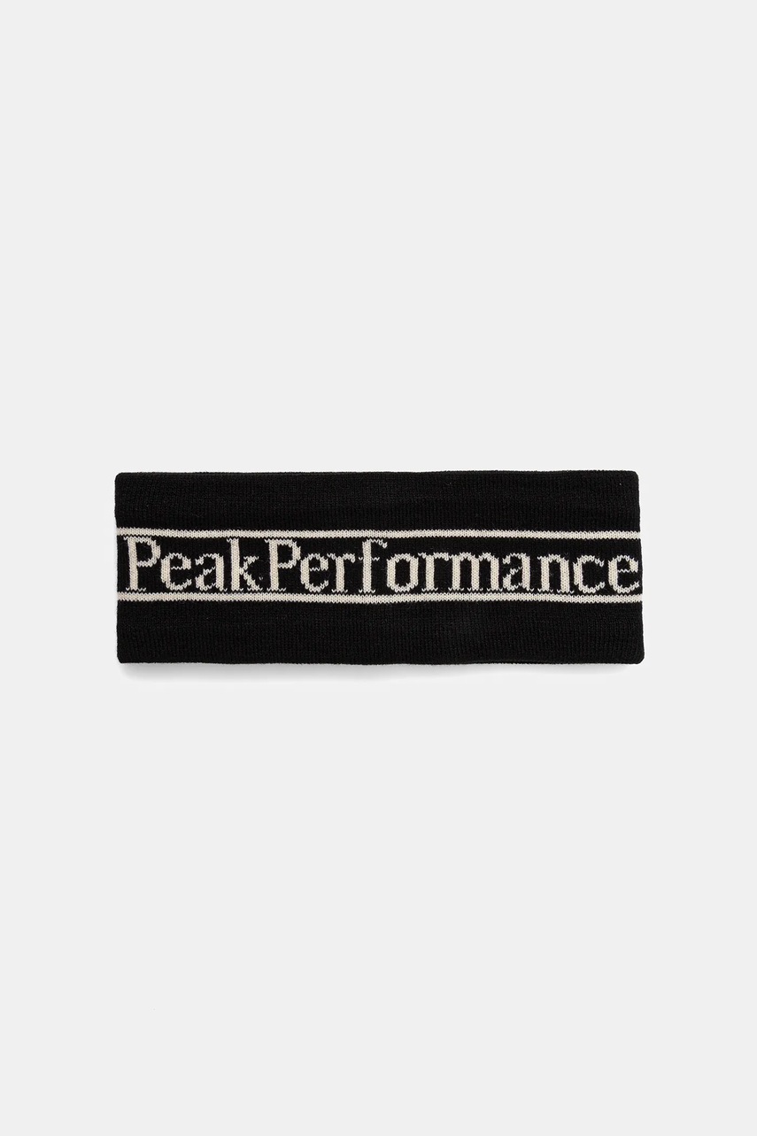 Peak Performance bentiță pentru cap Pow culoarea negru