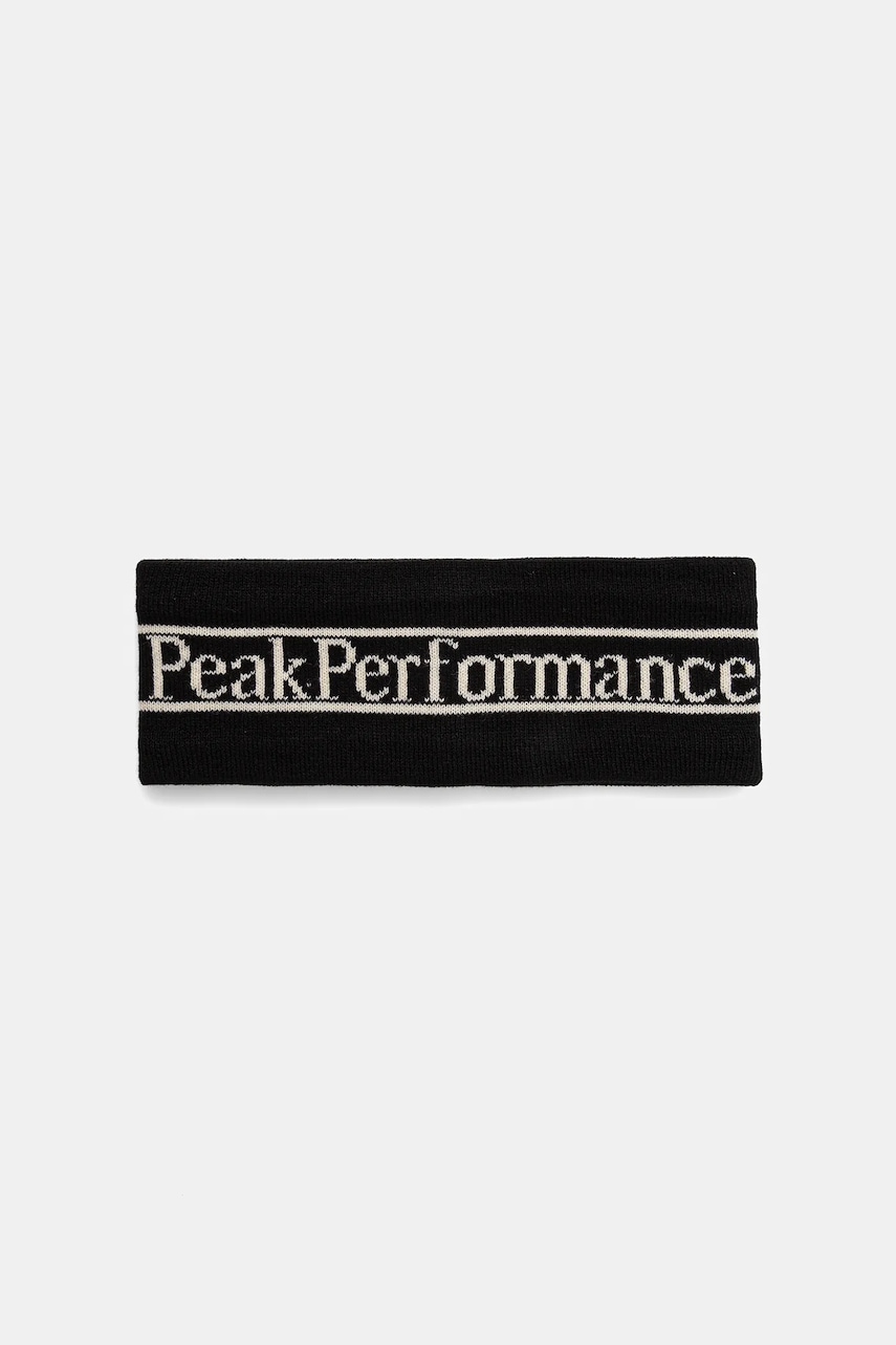 Peak Performance bentiță pentru cap Pow culoarea negru