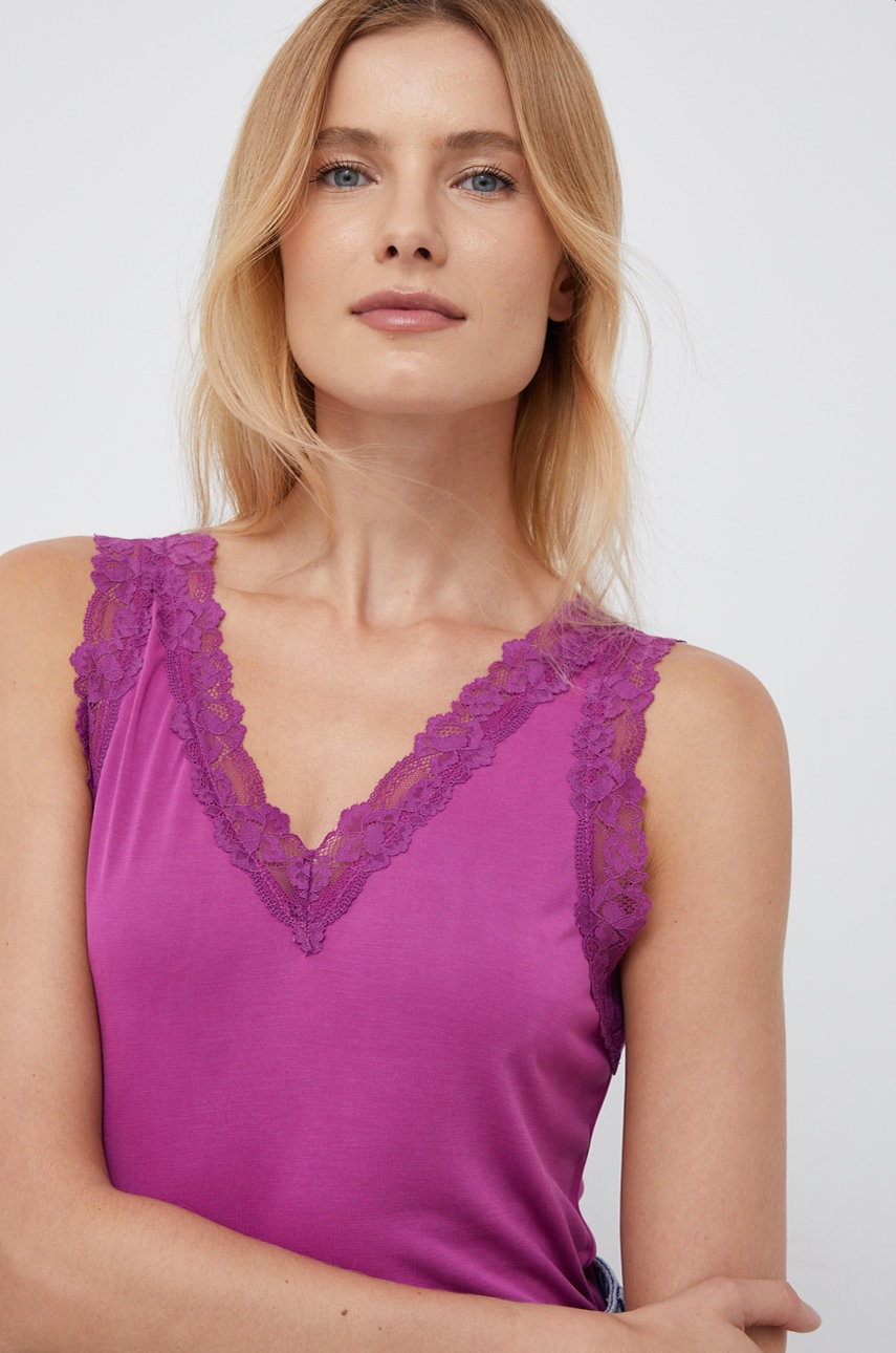 

Топ Vero Moda дамски в лилаво, Виолетов