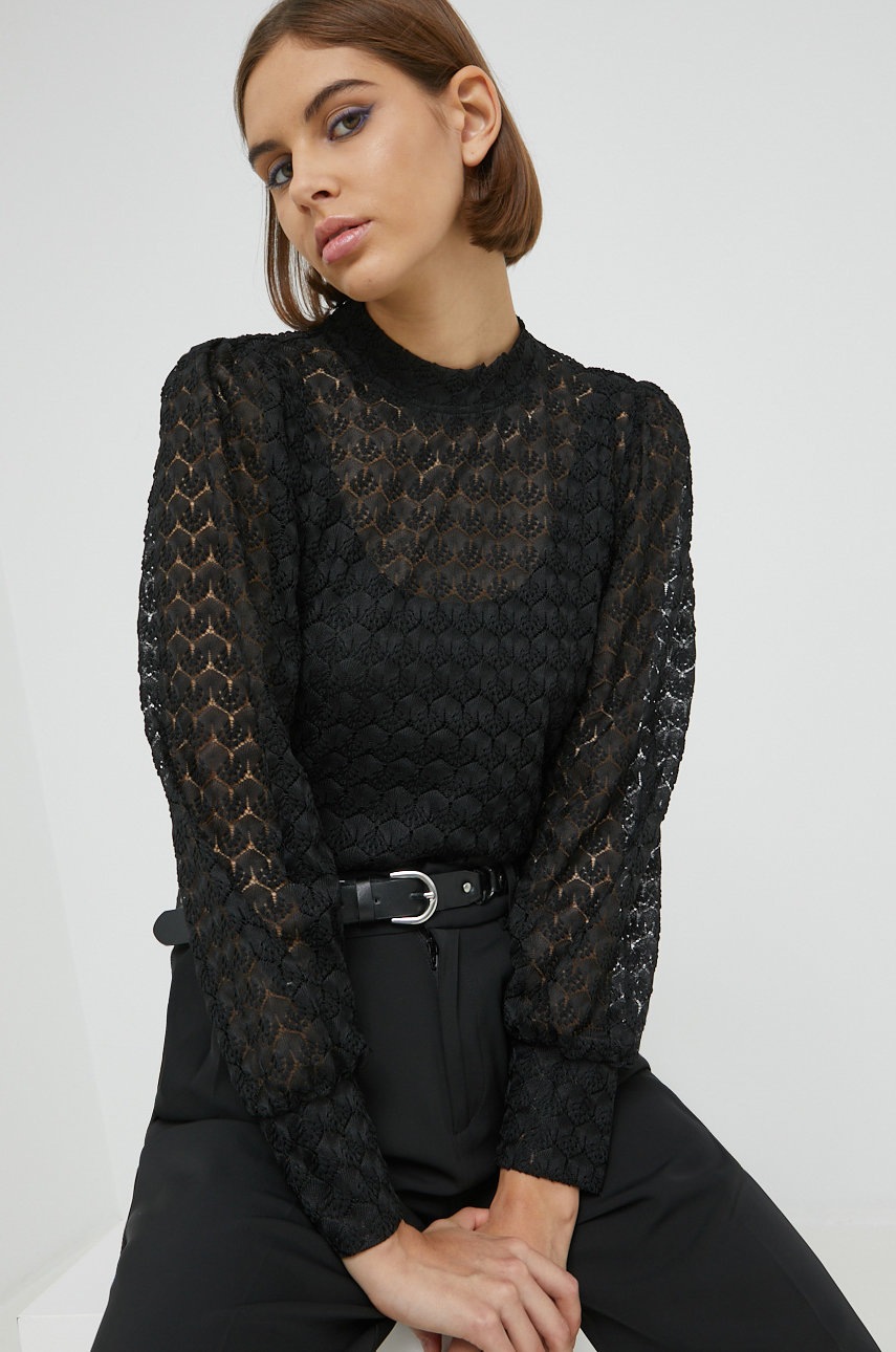 

Блуза JDY в черно с изчистен дизайн, Черен