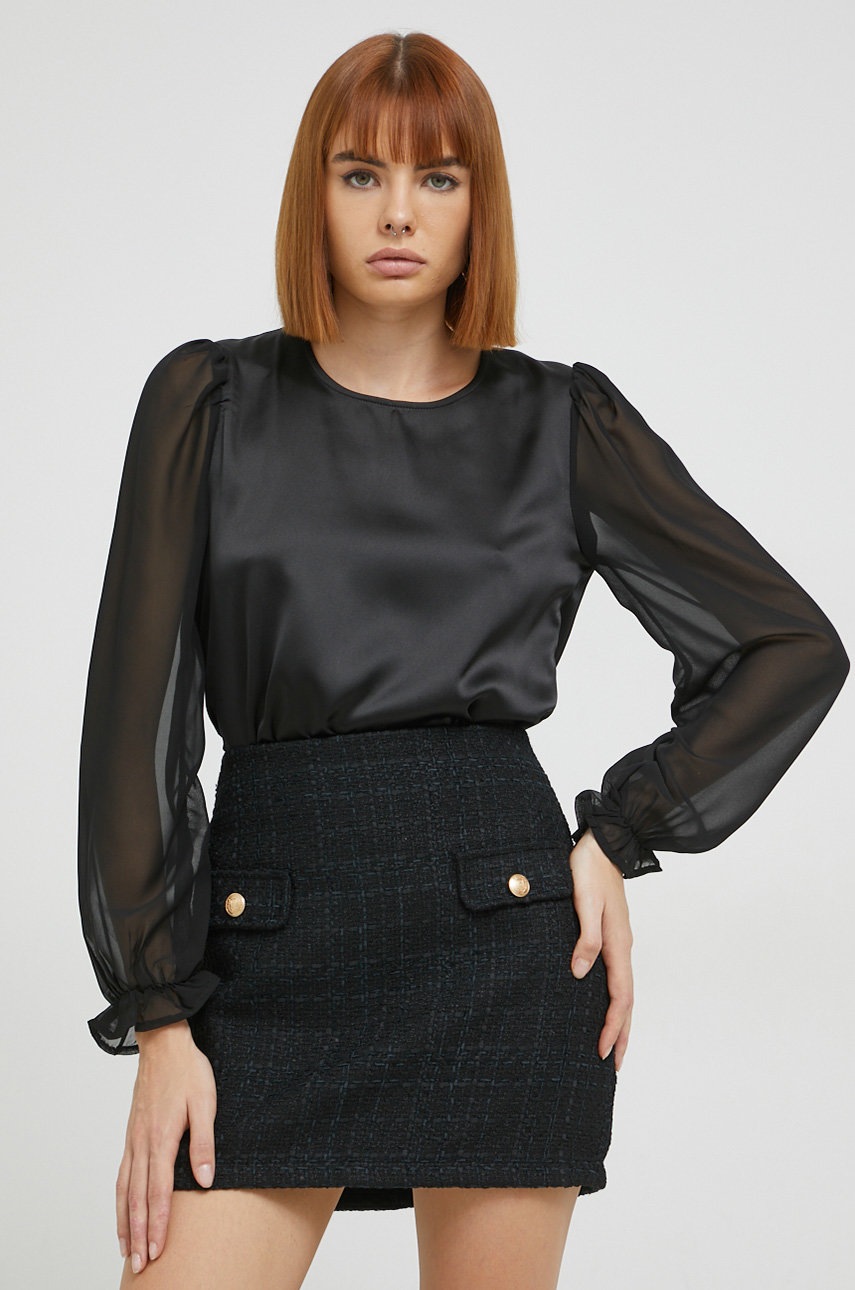 

Блуза JDY в черно с изчистен дизайн, Черен