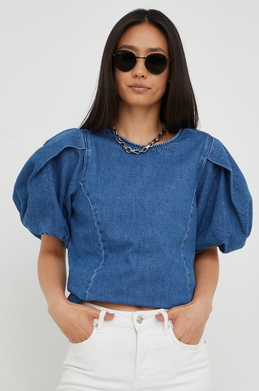 Levi's bluza subtire de blugi femei, neted
