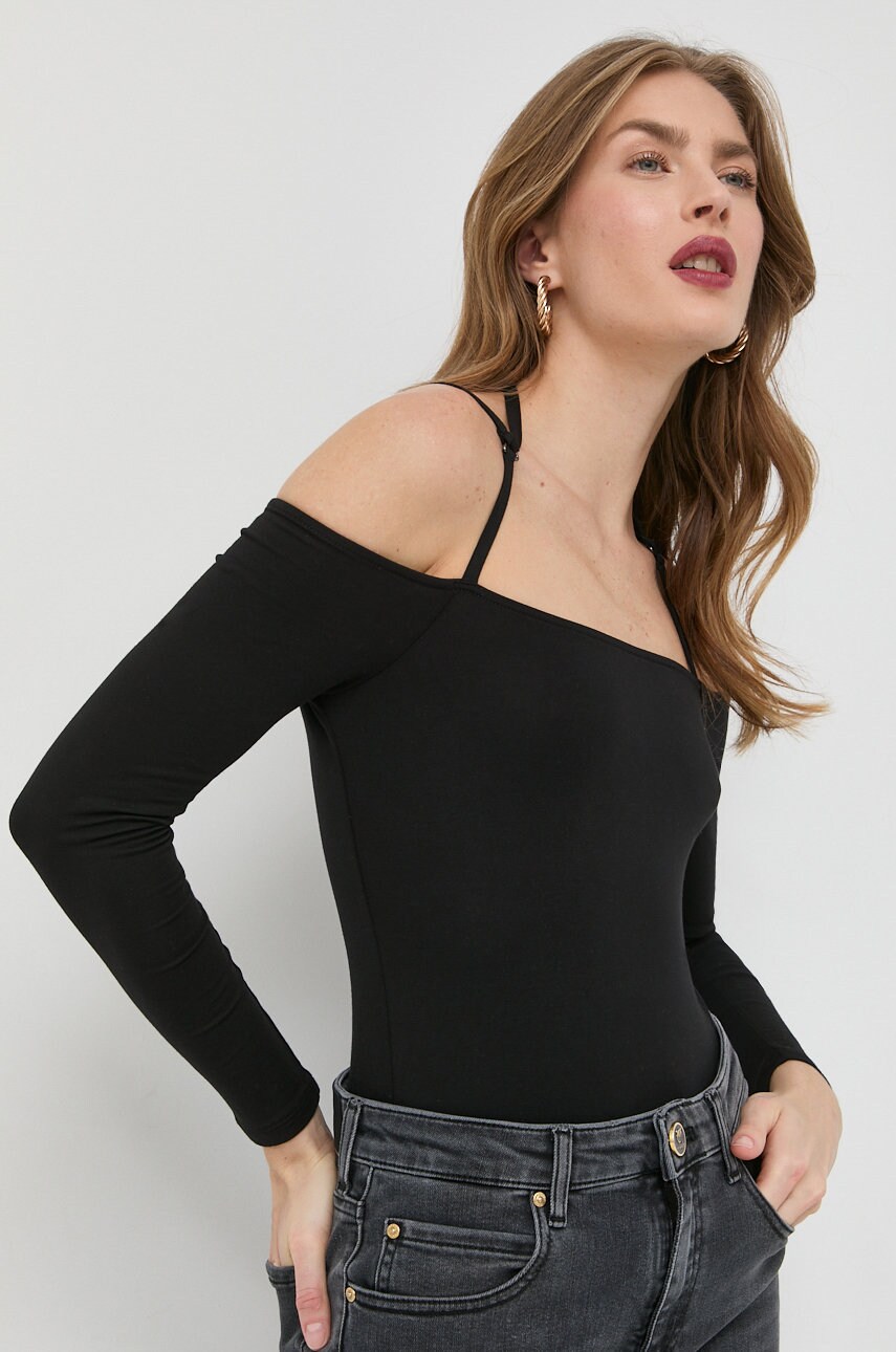 

Боди Guess женская цвет чёрный