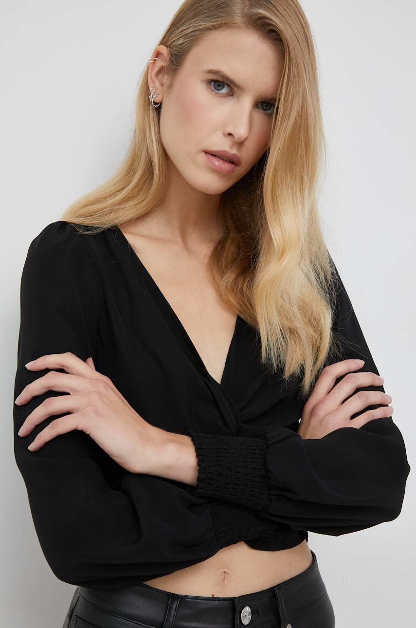 

Блуза Vero Moda в черно с изчистен дизайн, Черен