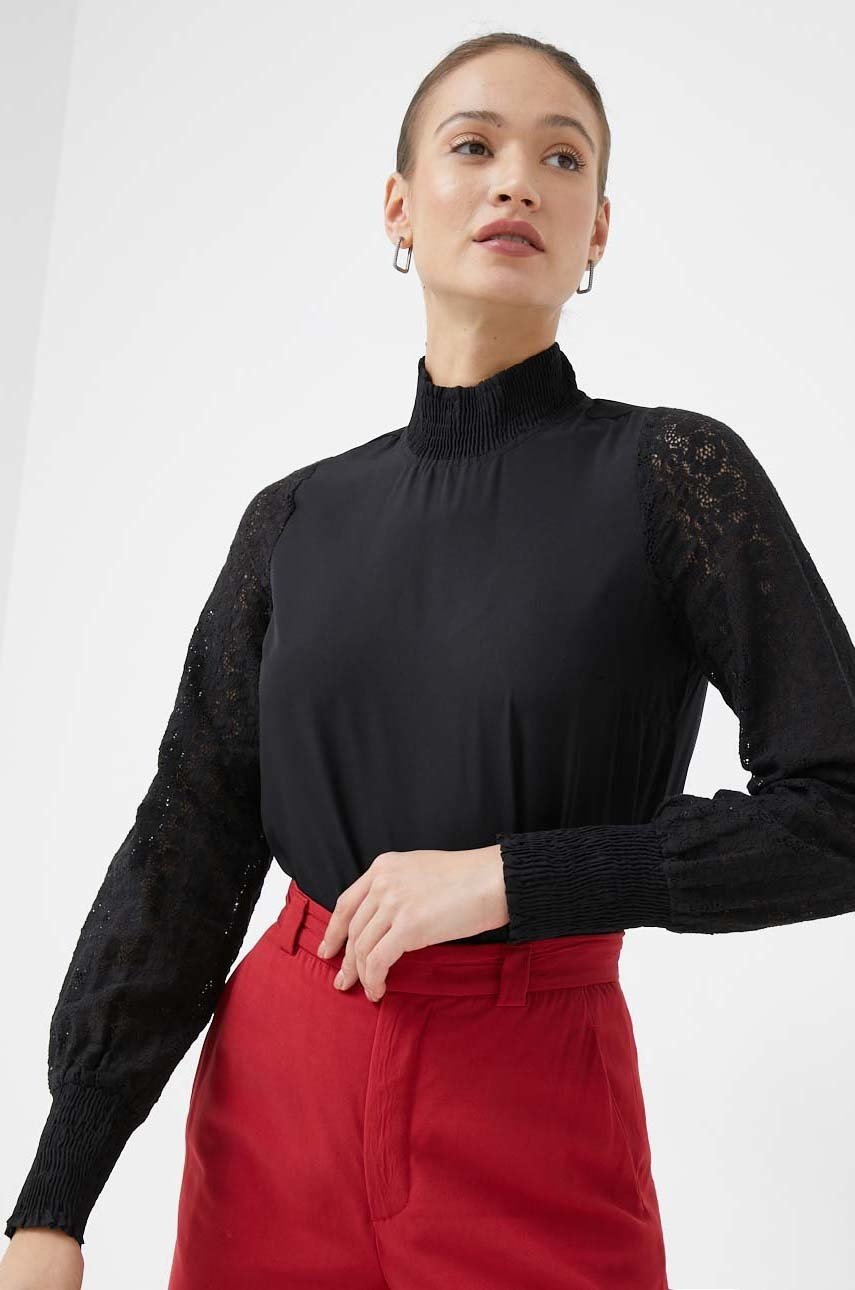 

Блуза Vero Moda в черно с изчистен дизайн, Черен