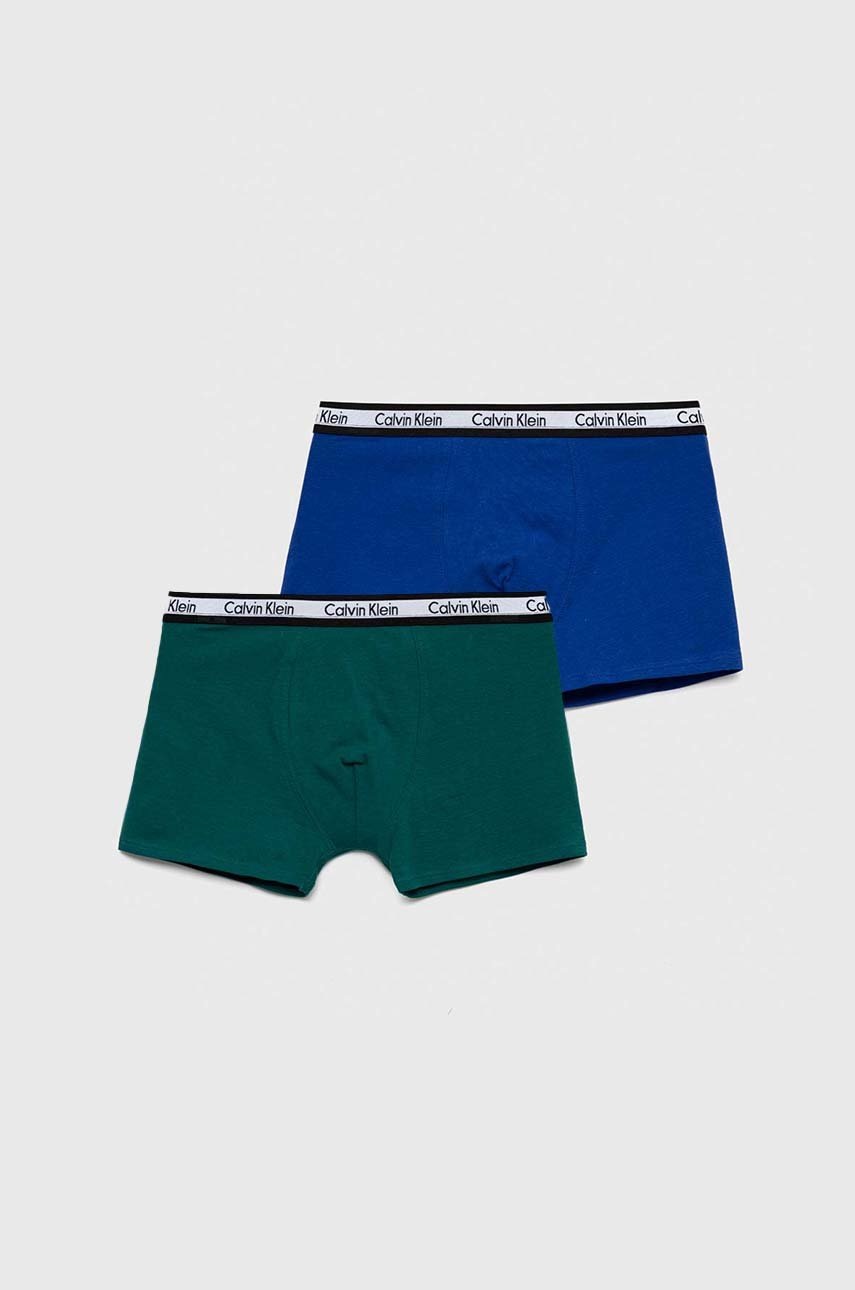 

Детски боксерки Calvin Klein Underwear в зелено, Зелен