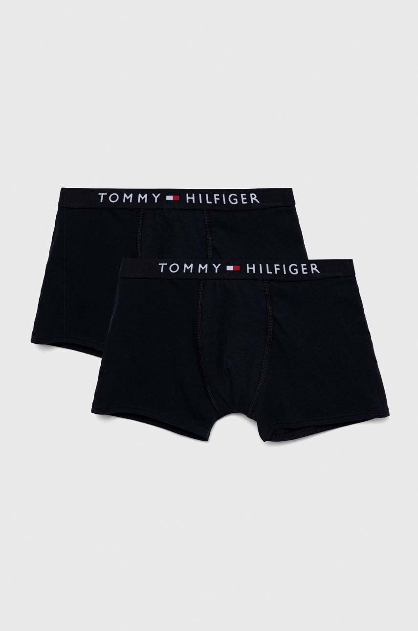 Tommy Hilfiger bokserki dziecięce kolor granatowy