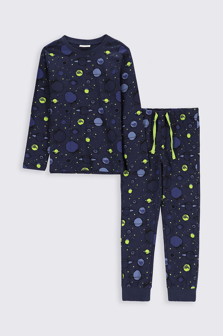 Coccodrillo pijamale de bumbac pentru copii cu imprimeu
