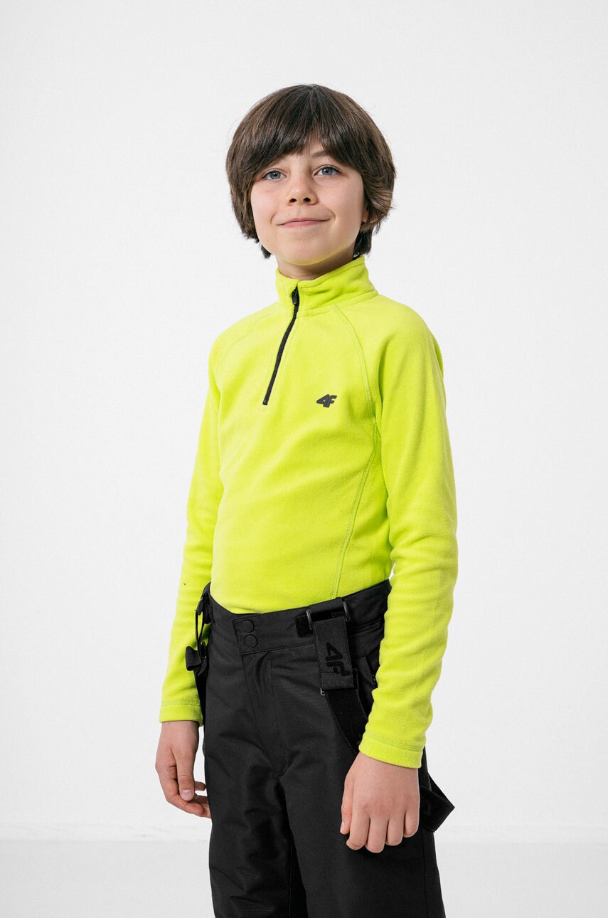 4f bluza copii culoarea verde
