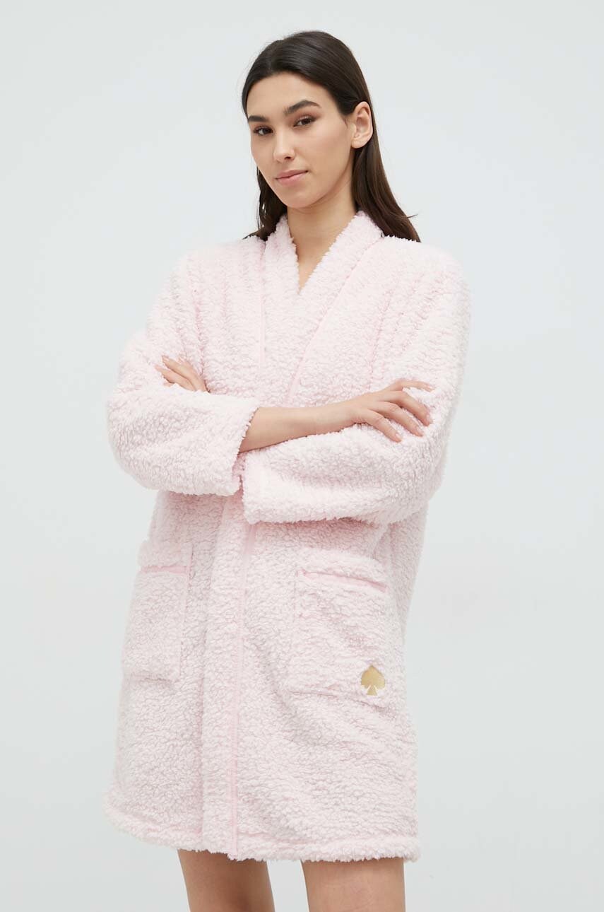 

Халат Kate Spade колір рожевий
