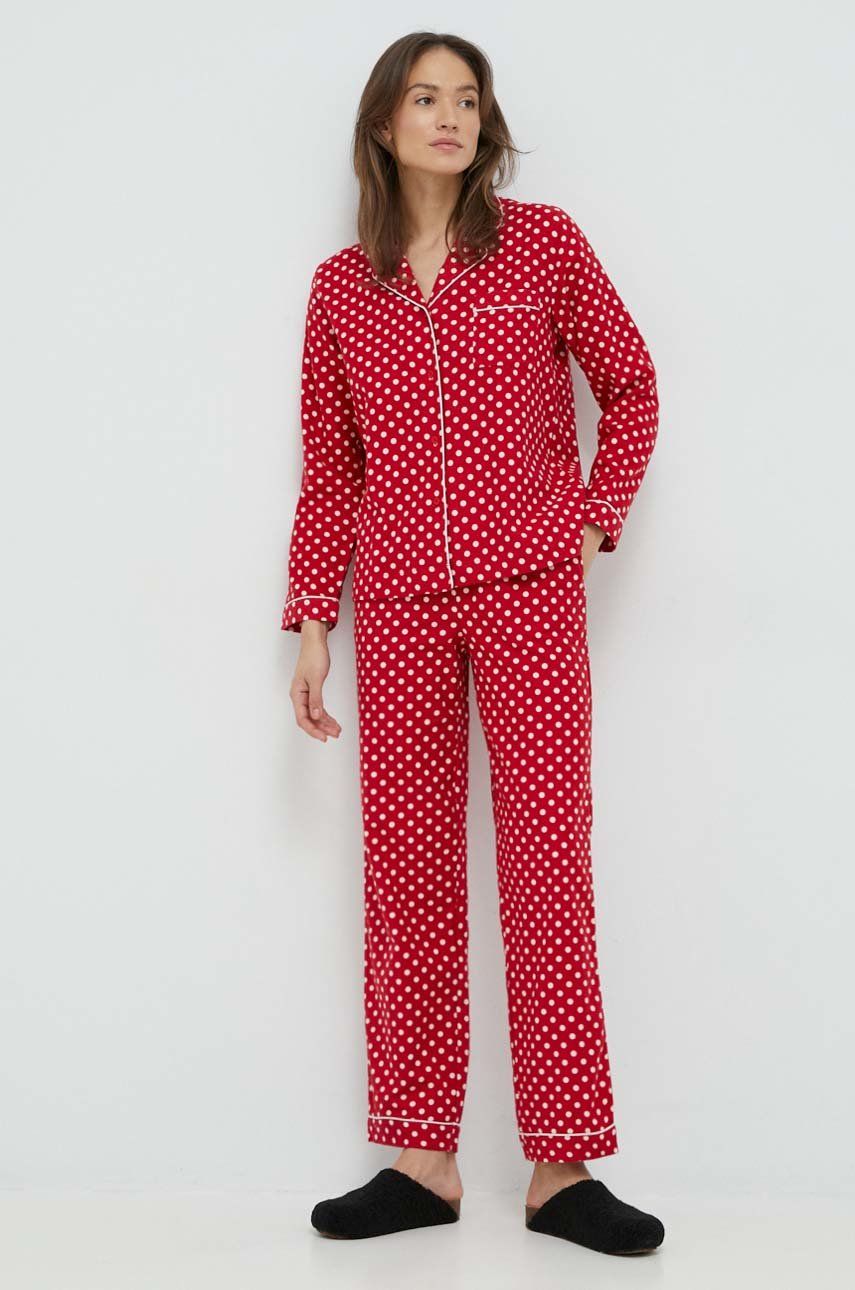 Kate Spade pijama femei, culoarea rosu