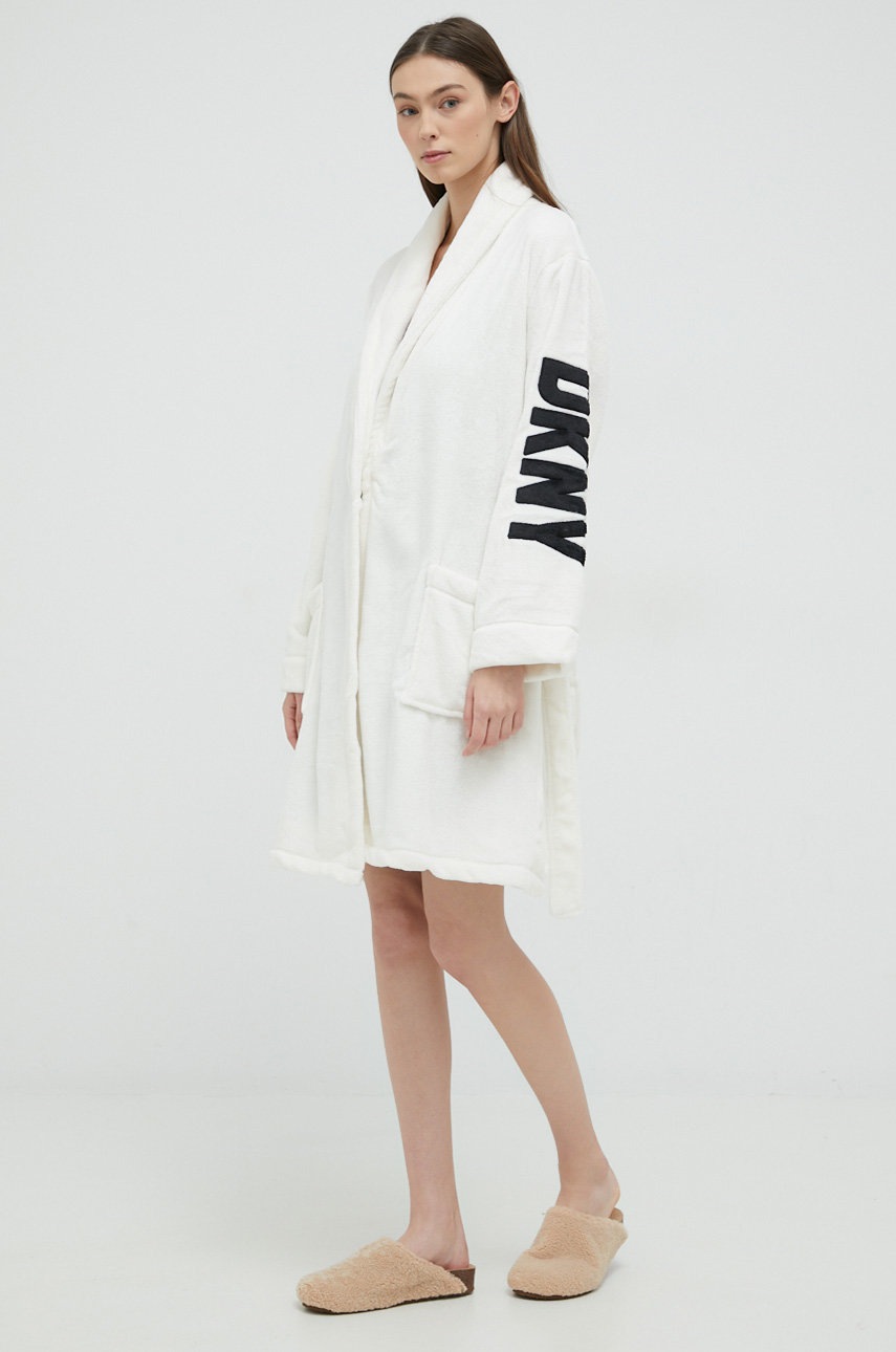 

Халат Dkny колір білий