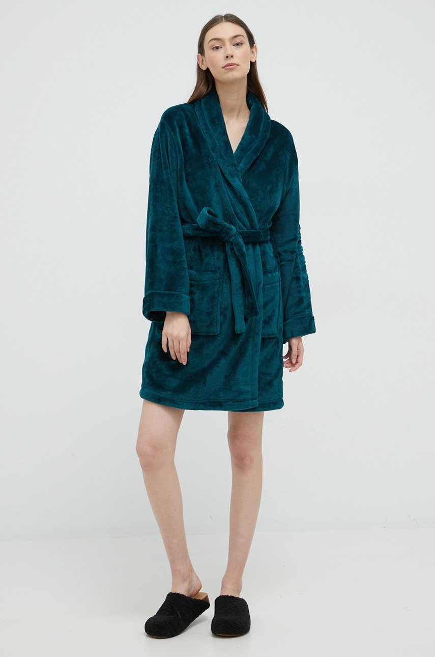 

Халат Dkny колір зелений