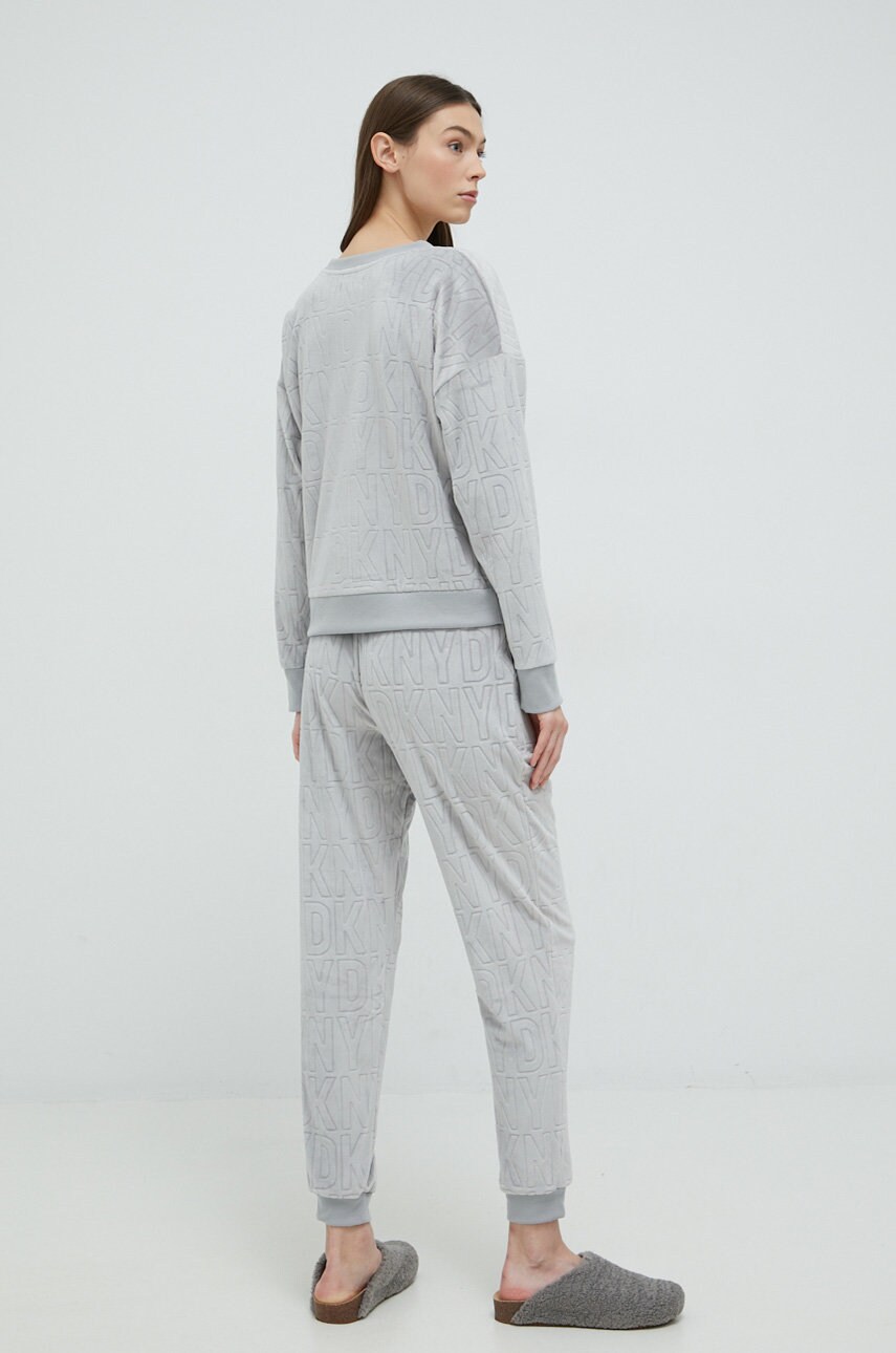 

Пижама Dkny женская цвет серый