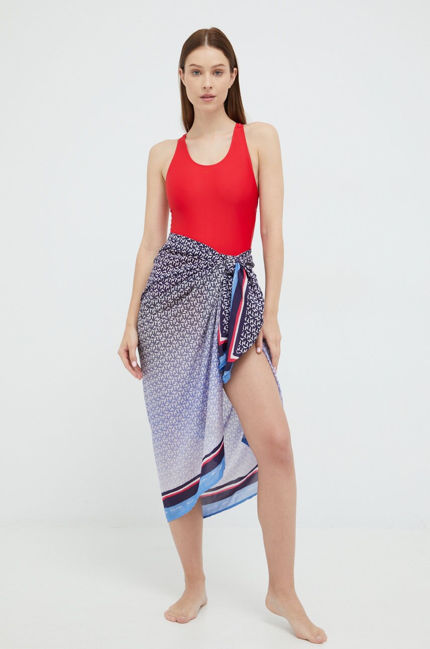 

Парео Tommy Hilfiger колір синій