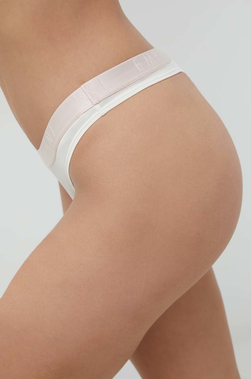 

Стринги Emporio Armani Underwear 2 шт цвет бежевый