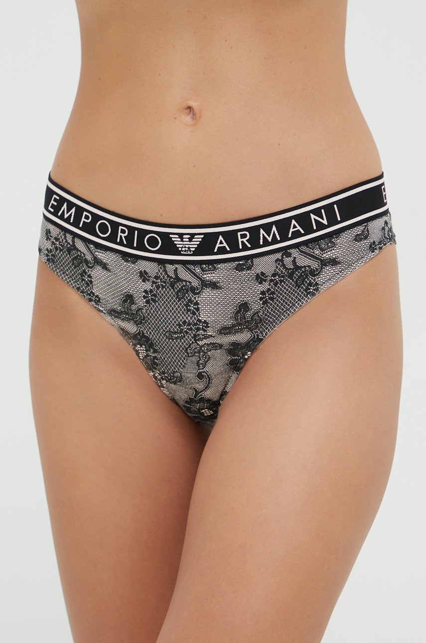 Emporio Armani Underwear chiloti brazilieni (2-pack) culoarea negru