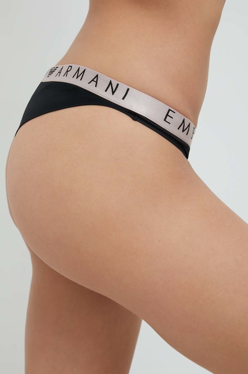 

Бразиліани Emporio Armani Underwear 2-pack колір чорний