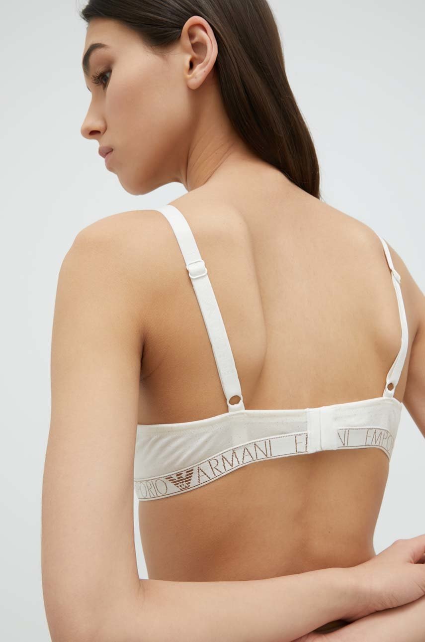 

Бюстгальтер Emporio Armani Underwear колір бежевий візерунок