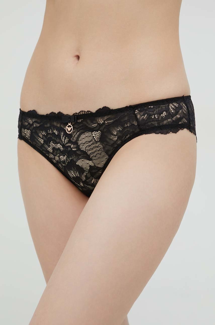 

Бикини Emporio Armani Underwear в черно, Черен