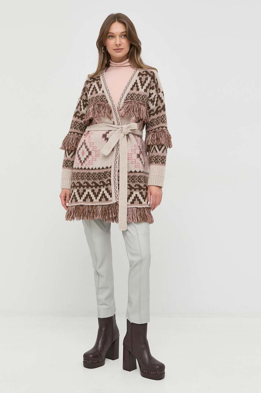 

Боди Twinset женские цвет розовый с гольфом