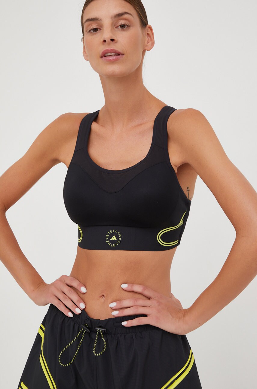 

Спортен сутиен adidas by Stella McCartney Truepace в черно, Черен