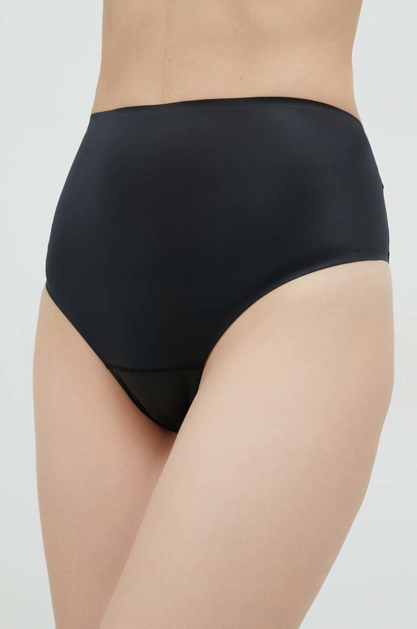 Levně Modelovací tanga Spanx černá barva