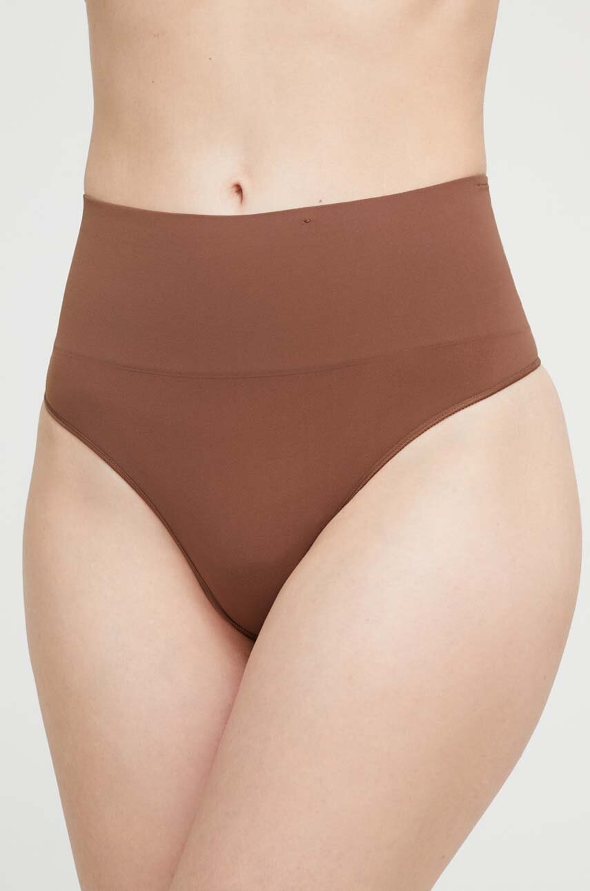 E-shop Modelovací tanga Spanx béžová barva