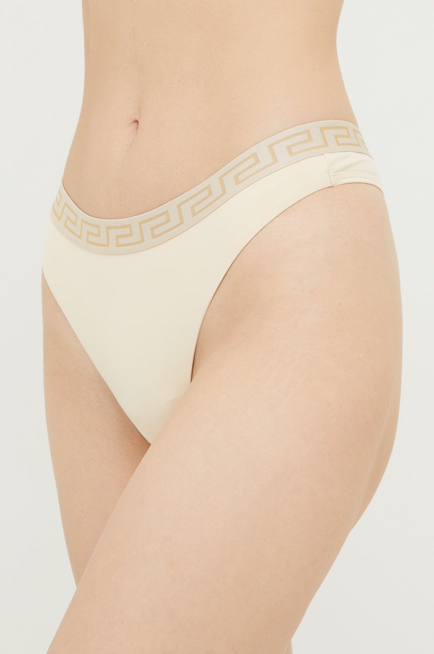 Versace Tanga Culoarea Bej