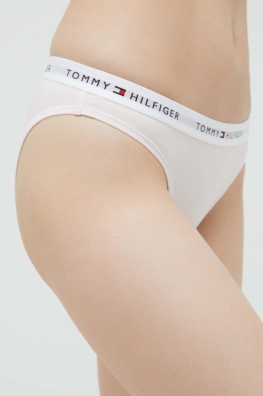 Kalhotky Tommy Hilfiger růžová barva - růžová -  Hlavní materiál: 53% Bavlna