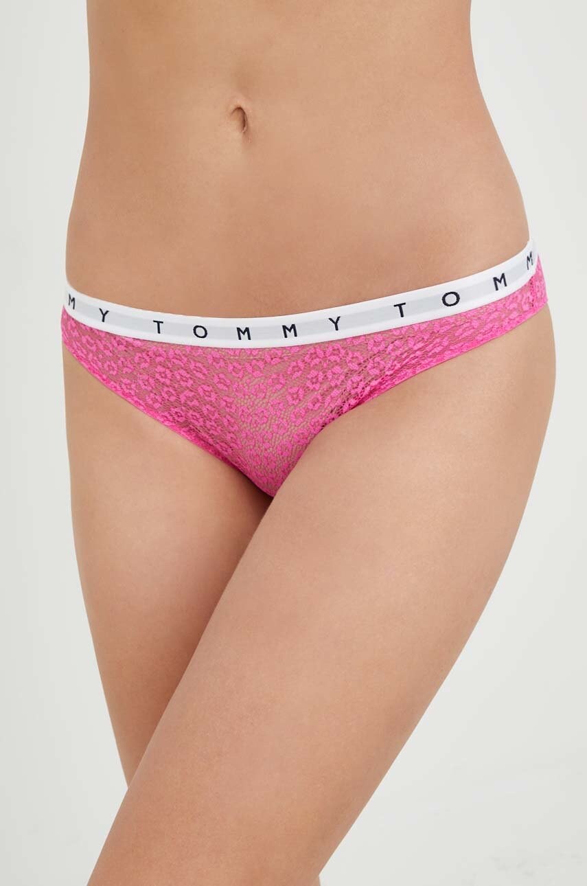 

Трусы Tommy Hilfiger 3 шт цвет розовый