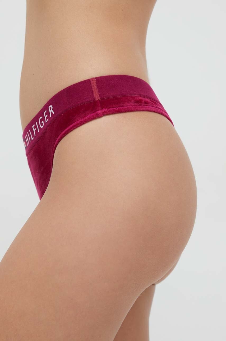 

Стринги Tommy Hilfiger колір фіолетовий