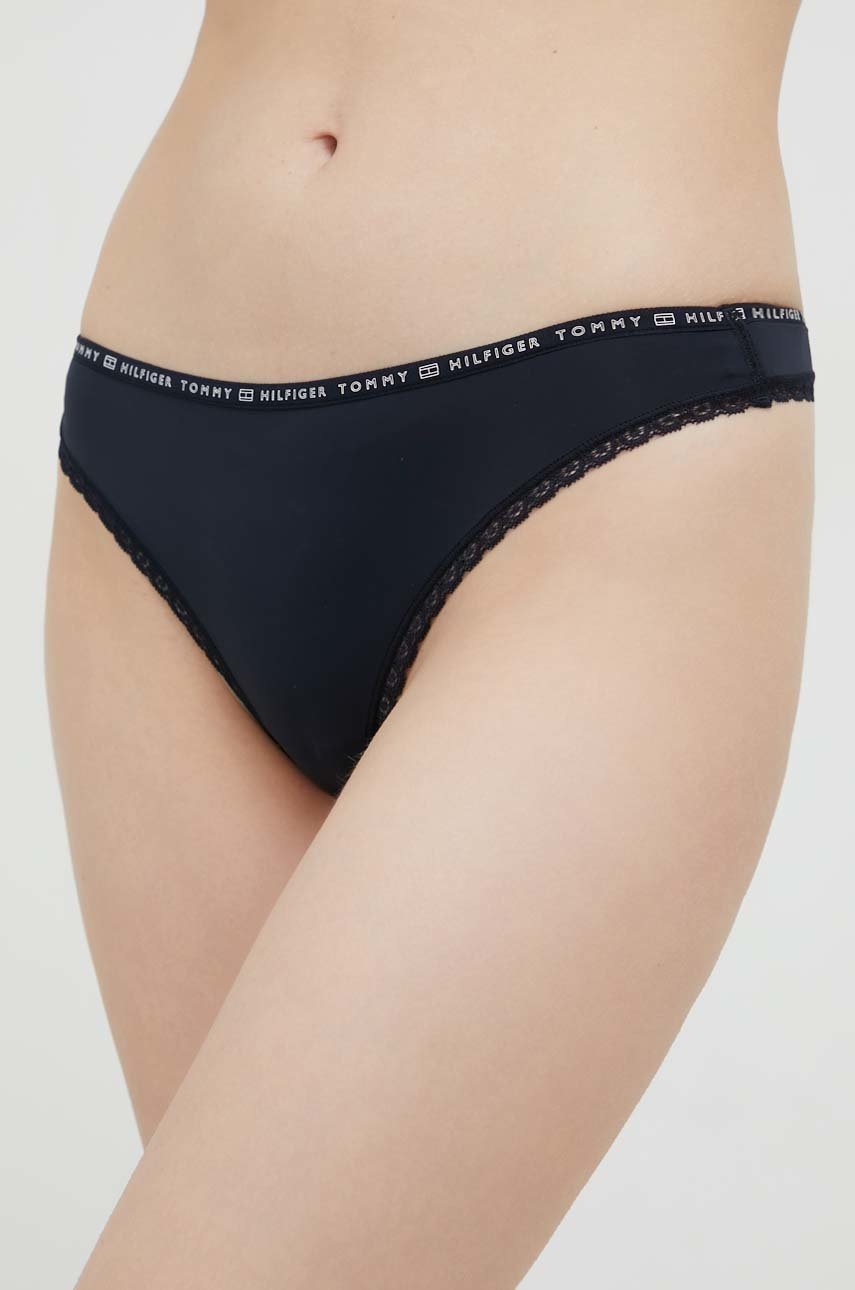 

Стринги Tommy Hilfiger 3 шт цвет фиолетовый